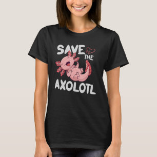 Camiseta Salve O Design Axolotls Para Entusiastas Axolotl