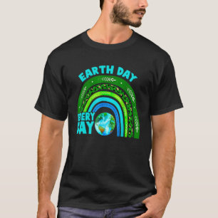 Camiseta Salve o Dia da Terra Todos os dias Rainbow Costume