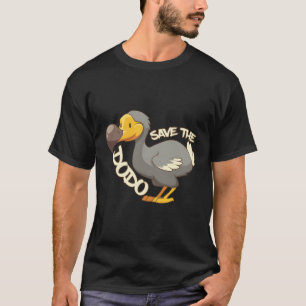 Camiseta Salve o Dodo que eu amo Dodo Pássaros Dodo Extinçã