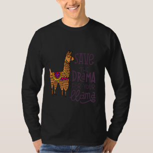 Camiseta Salve o drama do seu lama