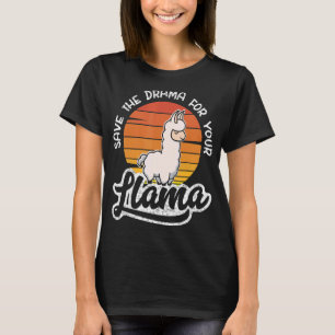 Camiseta Salve O Drama Para O Seu Animal Fofo De Aniversári