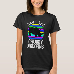 Camiseta Salve O Estilo Retroativo Chubby Unicorns Rhino 5