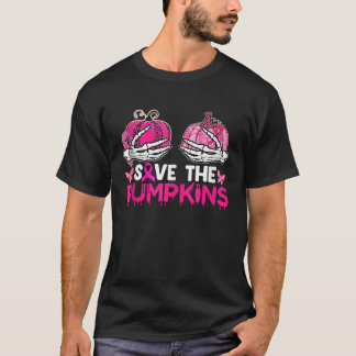 Camiseta Salve O Halloween Da Consciência Do Cancer De Mama
