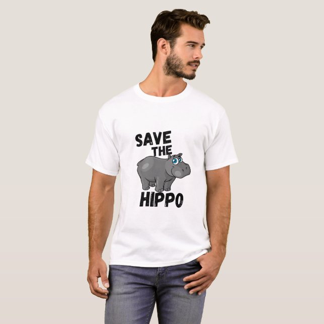 Camiseta Salve o hipocampo (Frente Completa)