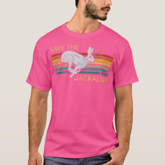 Camiseta Salve O Jackalope - Coelho Vintage - Cripagem De C