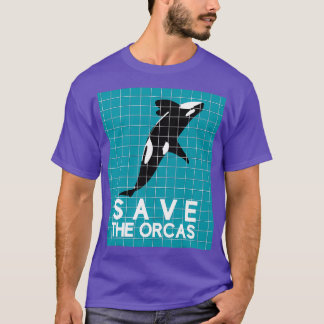 Camiseta Salve O Mar De Baleia Do Assassino Das Orcas Panda
