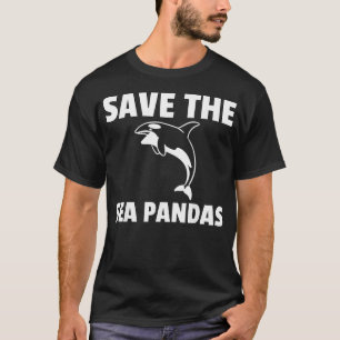Camiseta Salve O Mar Pandas Orca Baleia Assassina Presente