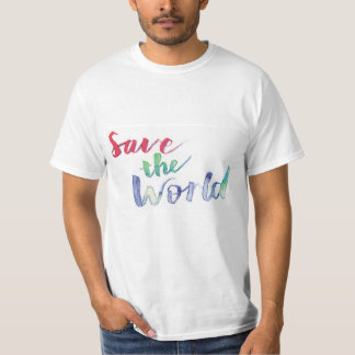 Camiseta Salve o mundo