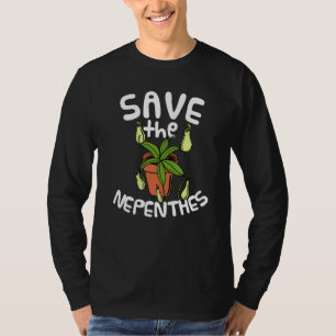 Camiseta Salve o Nepenthes para Amantes de Plantas Jarro Gr