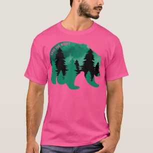 Camiseta Salve o nosso Urso de Proteção Ambiental das Flore