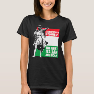Camiseta Salve o Orgulho Italiano do Dia de Colombo