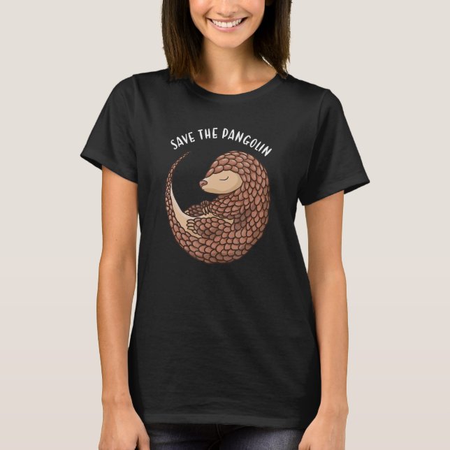 Camiseta Salve O Pangolin (Frente)
