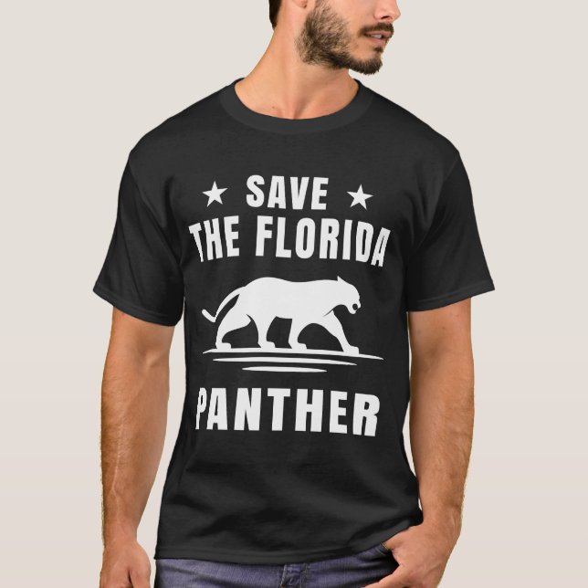 Camiseta Salve o Panther da Flórida (Frente)