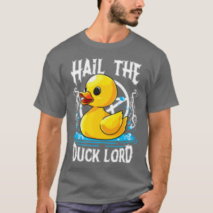Camiseta Salve o Pato Lorde Pun Homens Mulheres Engraçado H