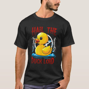 Camiseta Salve o Pato Lorde Pun Homens Mulheres Engraçado H