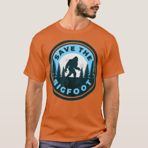 Camiseta Salve o Pé Grande Protegendo Sasquatch Yeti Chupac