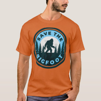Camiseta Salve o Pé Grande Protegendo Sasquatch Yeti Chupac