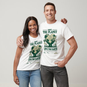 Camiseta Salve O Planeta Ame A Terra EcoAmbiental