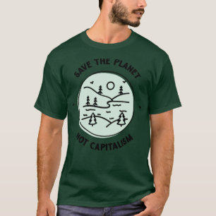 Camiseta Salve O Planeta E Não O Capitalismo