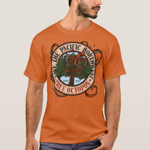 Camiseta Salve o polvo da Árvore Noroeste do Pacífico