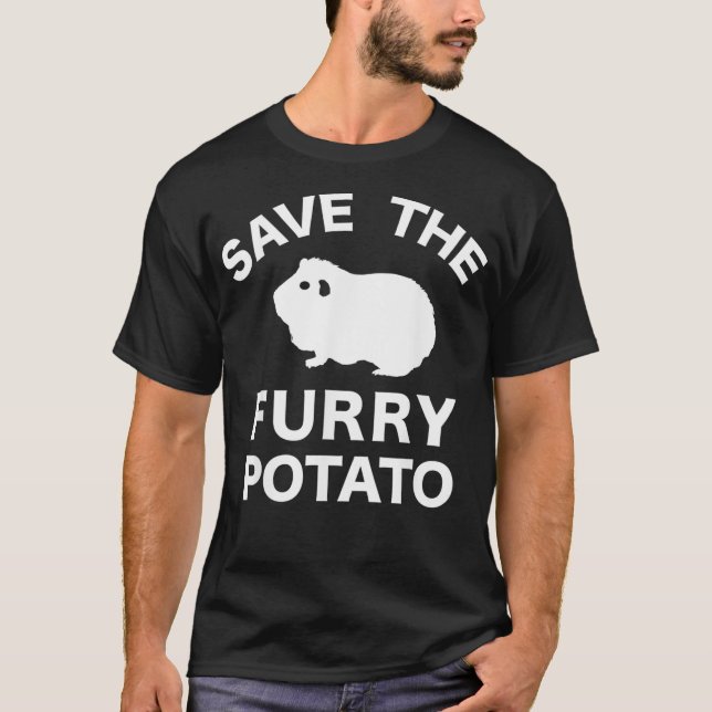 Camiseta Salve O Porco De Batata Furiosa Pato-De-Batata (Frente)
