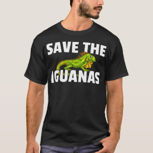 Camiseta Salve O Réptil Iguanas Gift Lizard Hunter