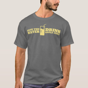 Camiseta Salve O Sumo De Maçã De Água