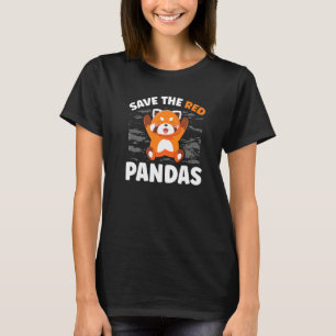 Camiseta Salve O Zoogonista De Pandas Vermelhas Pré-Vida Se