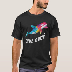 Camiseta Salve Orcas Killer Whale Orca Lover Beach Ocean Di