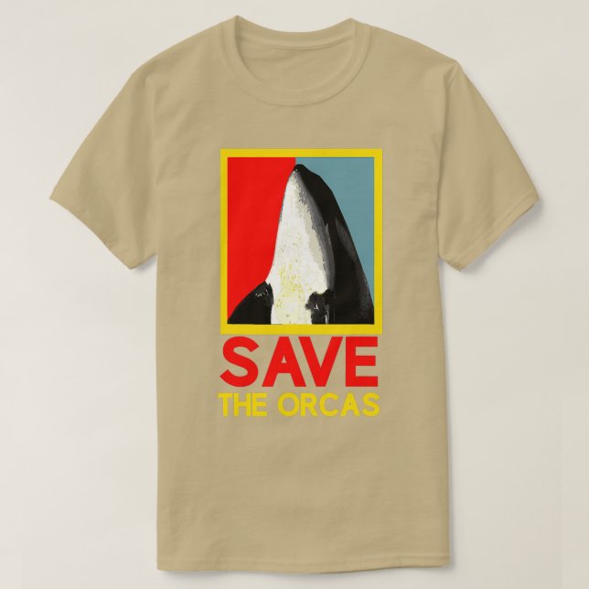 Camiseta Salve Orcas Killer Whale Sea Panda 2 (Frente do Design)