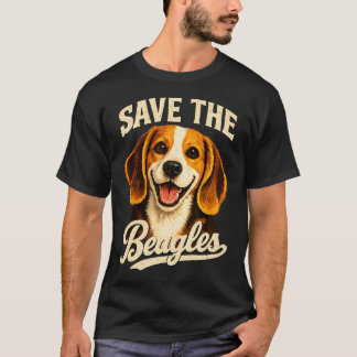 Camiseta Salve Os Beagles Resgate De Amante De Cachorro Fof