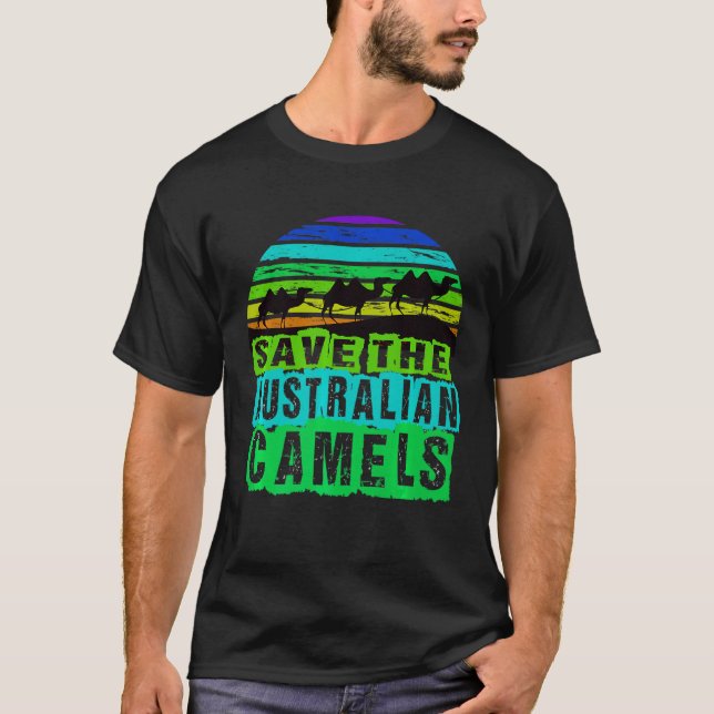 Camiseta Salve Os Camelos Australianos (Frente)