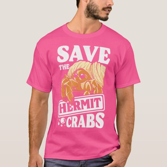 Camiseta Salve Os Caranguejos Hermit (Frente)