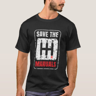 Camiseta Salve os carros Uals anti-transmissão automática