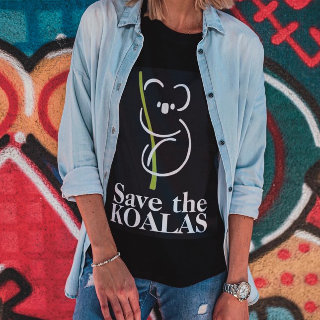 Camiseta Salve os Coalas (Criador carregado)