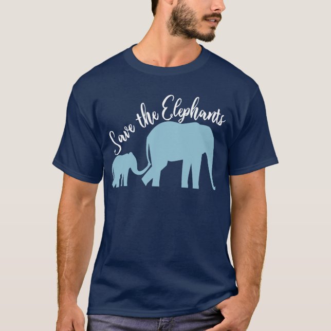 Camiseta Salve os Elefantes (Frente)