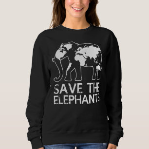 Camiseta Salve Os Elefantes África Índia Selvagem Selvagem