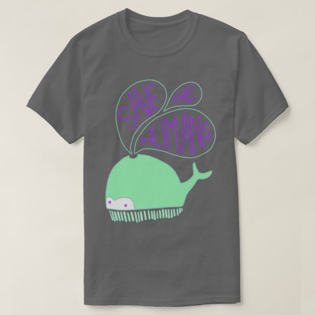 Camiseta Salve os Humanos (Frente do Design)
