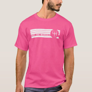 Camiseta Salve Os Manuais 4 Velocidade De Transmissão Manua