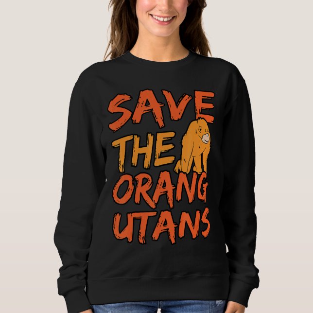 Camiseta Salve Os Orangutanos (Frente)