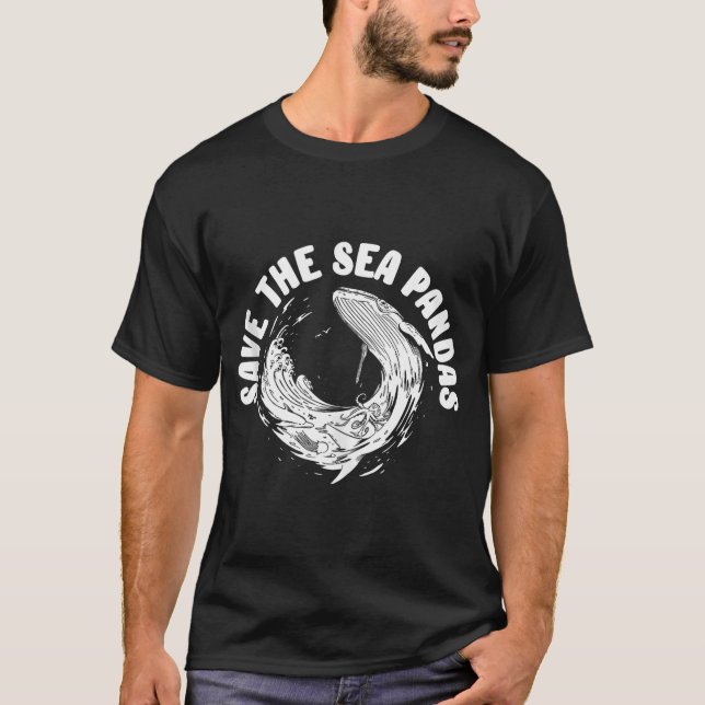 Camiseta Salve Os Pandas Do Mar (Frente)