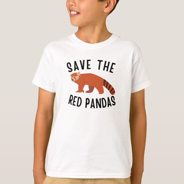 Camiseta Salve Os Pandas Vermelhas (Frente)