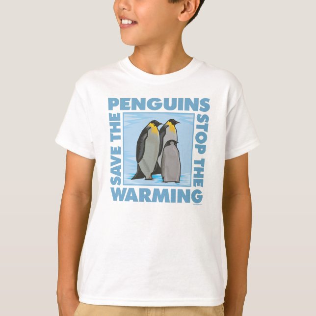 Camiseta Salve os Pinguins (Frente)