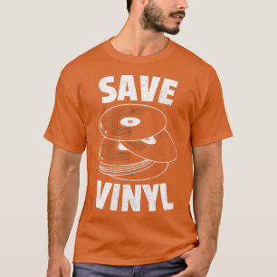Camiseta Salve os registros de vinil desapontados Vintage M