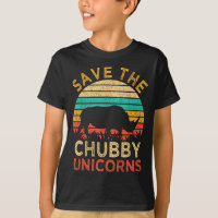 Salve Os Unicórnios Gorduchos Vintage Funny Rhino