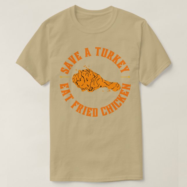 Camiseta Salve peru comer frango frito (Frente do Design)