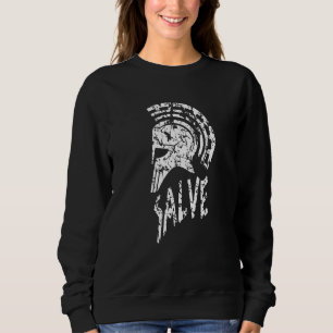 Camiseta Salve Römer Helmet É Saudado Latino Antiquado Roma