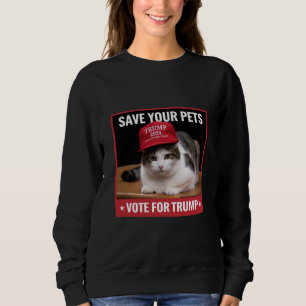 Camiseta Salve Seus Animais Vote em Trump Citação Eleição E