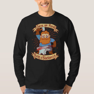 Camiseta Salve um Anvil Bang A Blacksmith 1