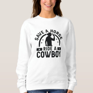 Camiseta Salve Um Cavalo Andando Um Cowboy